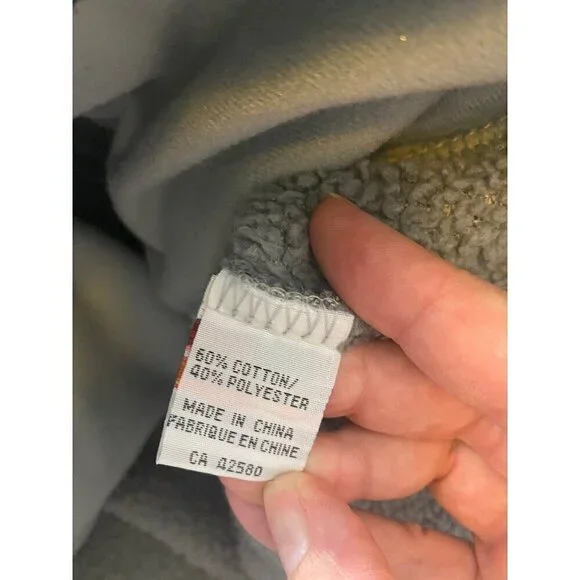 So Nice Canada Women's Grey Marl Full Zip Hooded Fleece - Medium - Picture 9 of 11